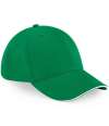 B20 Athleisure 6 Panel Cap Kelly Green / White colour image